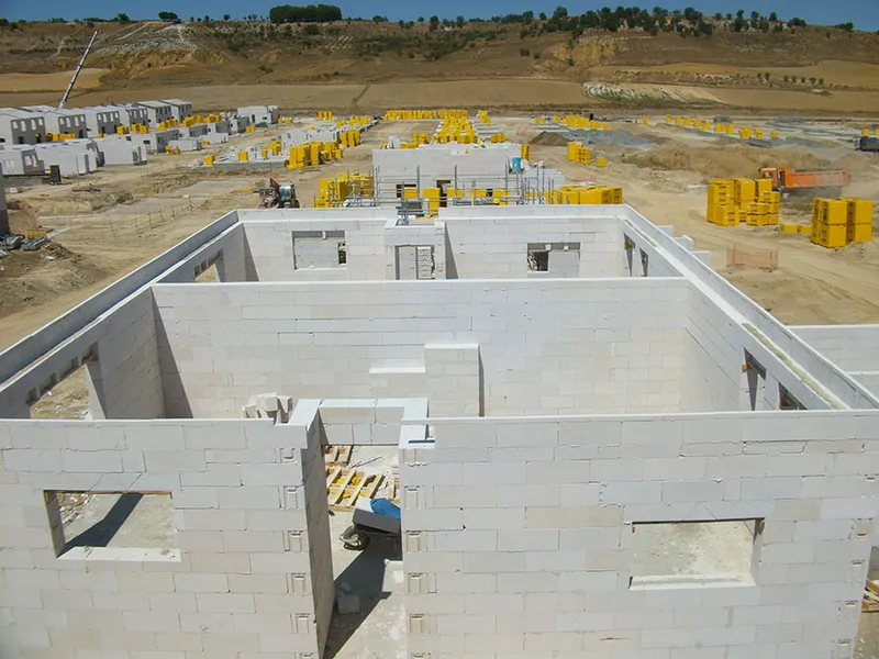 Construcción de vivienda con hormigón celular YTONG