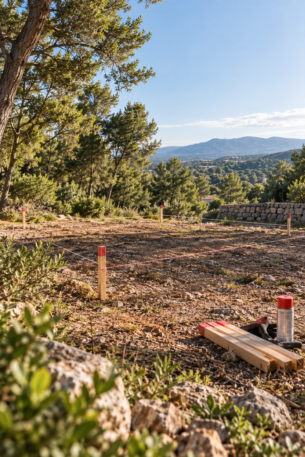 Preparación de parcela para construcción de vivienda prefabricada