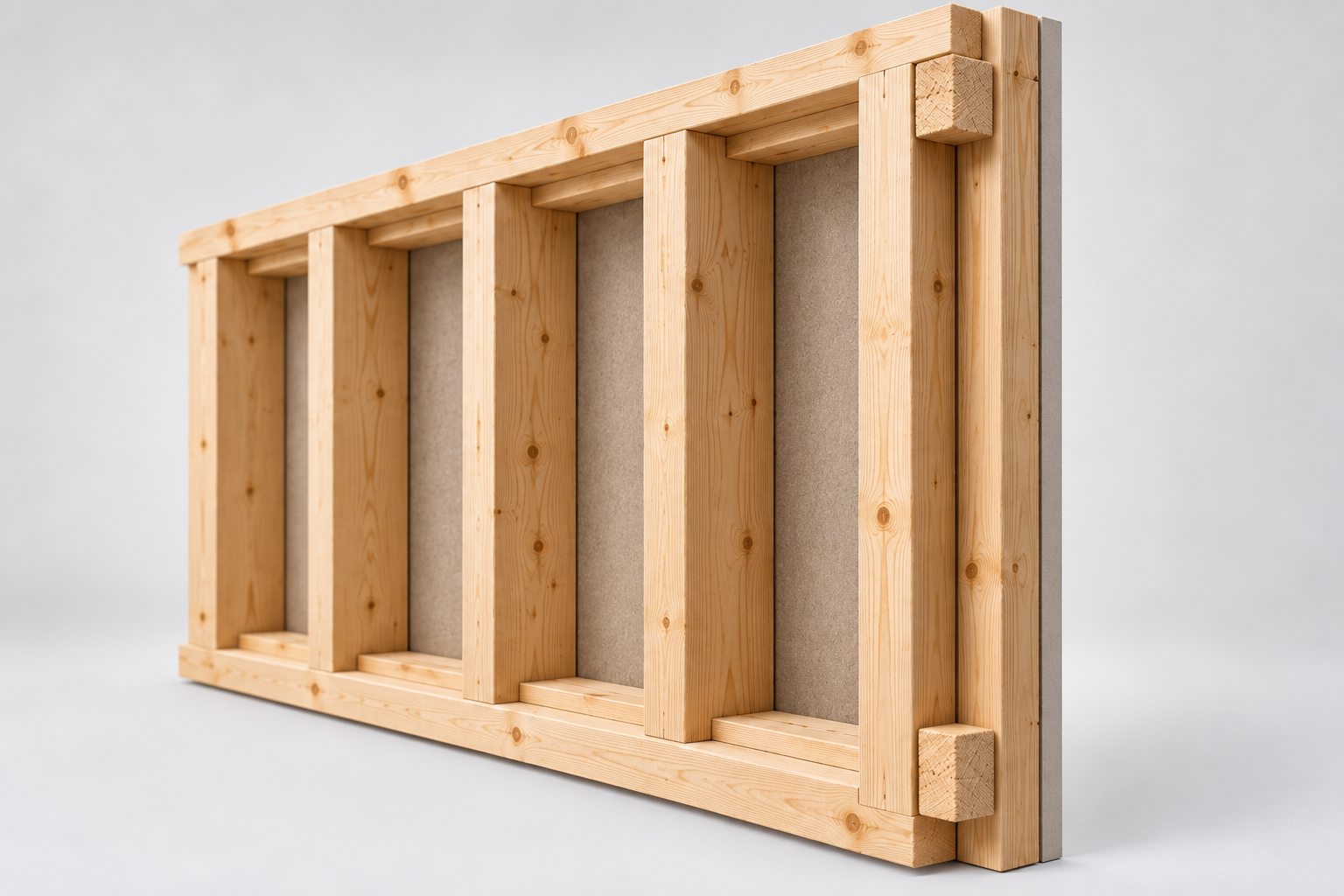 Estructura de entramado ligero de madera