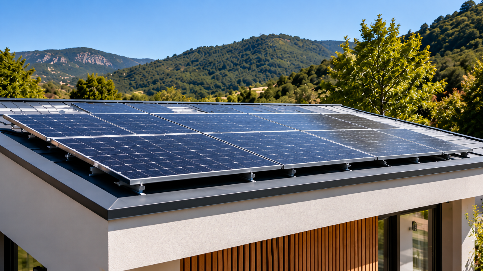 Instalación fotovoltaica en vivienda prefabricada