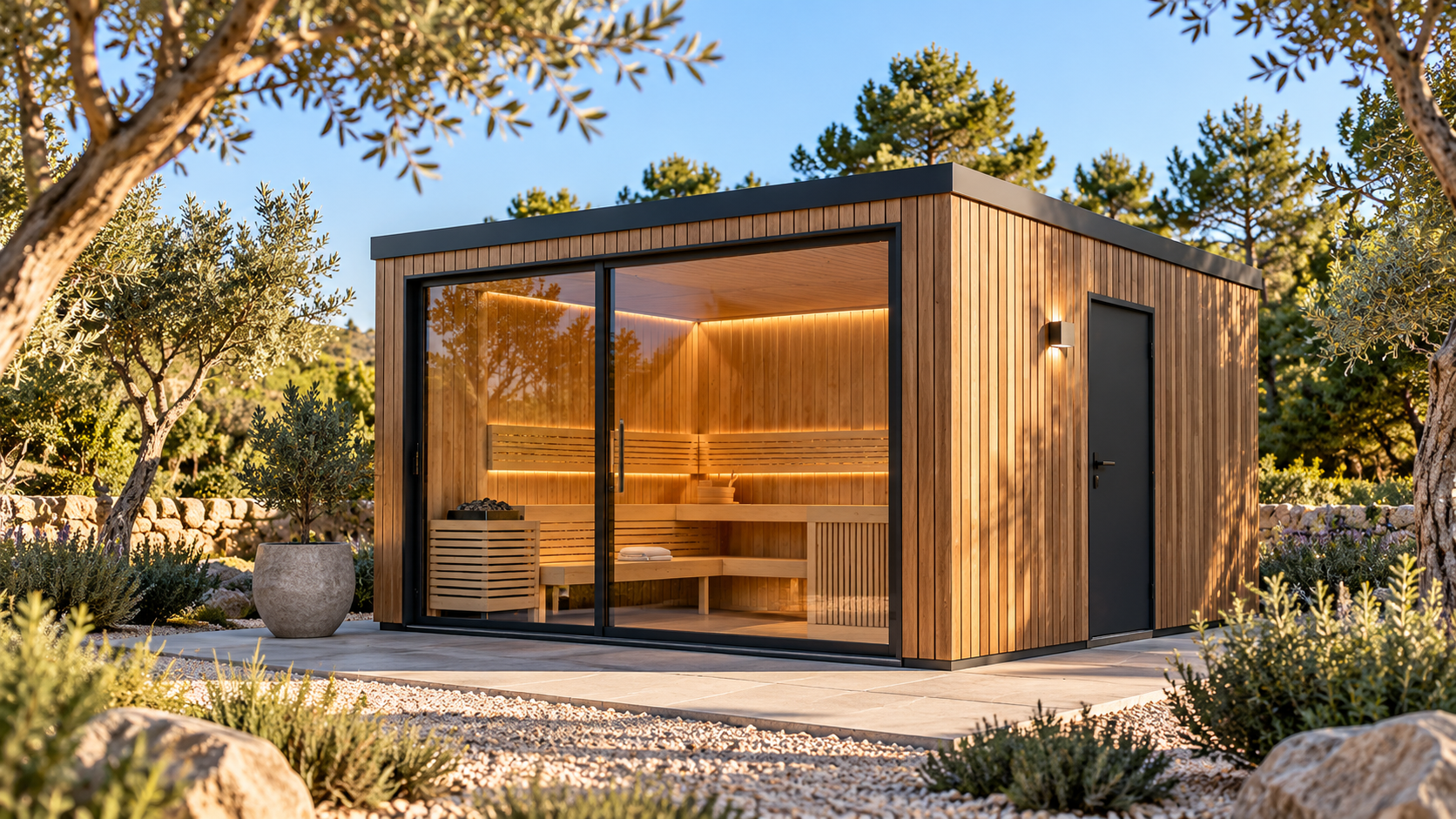 Sauna modular a medida